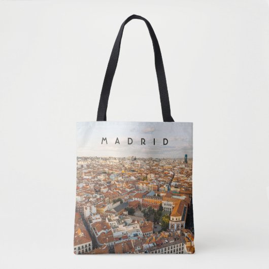 Madrid Spanien Luftbild Stadtansicht Reise Tasche (Vorderseite)