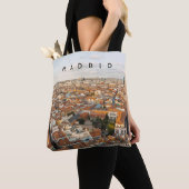 Madrid Spanien Luftbild Stadtansicht Reise Tasche (Von Nahem)