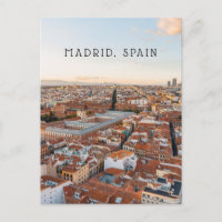 Madrid Spanien Luftbild Stadtlandschaft (Vertikal)