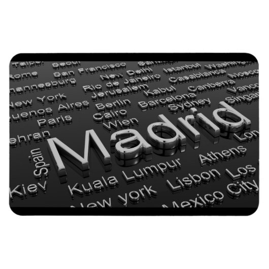 Madrid, Spanien, Magnet (Horizontal)