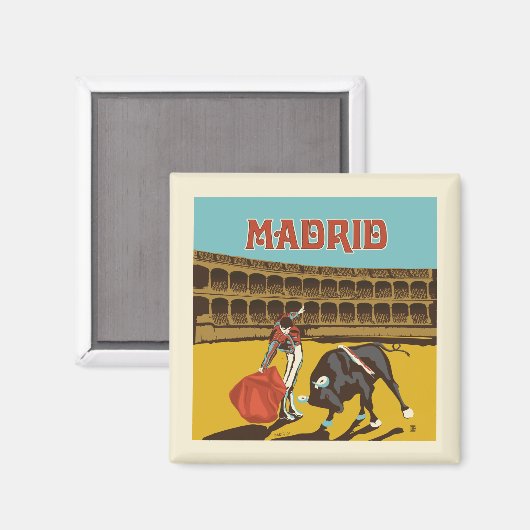 Madrid, Spanien Magnet (Vorderseite/Rückseite)