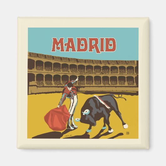 Madrid, Spanien Magnet (Vorne)