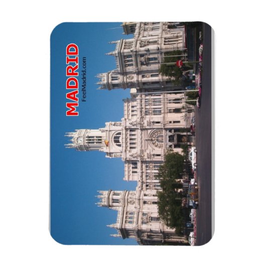 Madrid Spanien Magnet (Vertikal)
