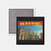 Madrid Spanien Magnet (Vorderseite/Rückseite)