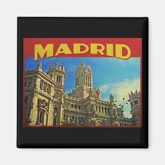 Madrid Spanien Magnet (Vorne)