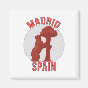 Madrid Spanien Magnet