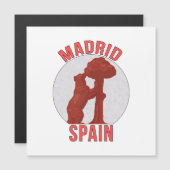 Madrid Spanien Magnetkarte (Vorne/Hinten)