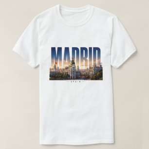 Madrid Spanien Mittelmeer und Iberische Reise 🌍 T-Shirt