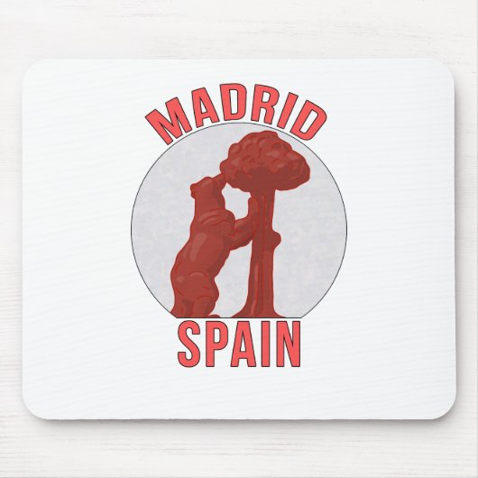 Madrid Spanien Mousepad (Vorne)