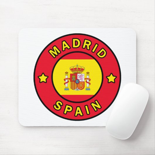 Madrid Spanien Mousepad (Mit Mouse)