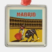 Madrid, Spanien Ornament Aus Metall (Vorne)