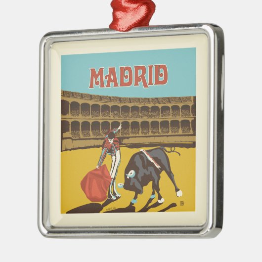 Madrid, Spanien Ornament Aus Metall (Links)