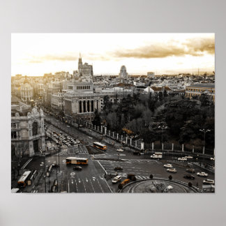 Madrid Spanien Poster