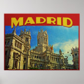 Madrid Spanien Poster (Vorne)
