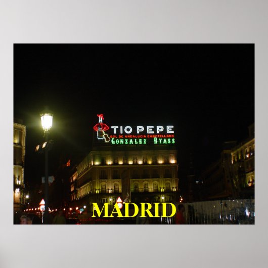 Madrid-Spanien-Poster Poster (Vorne)