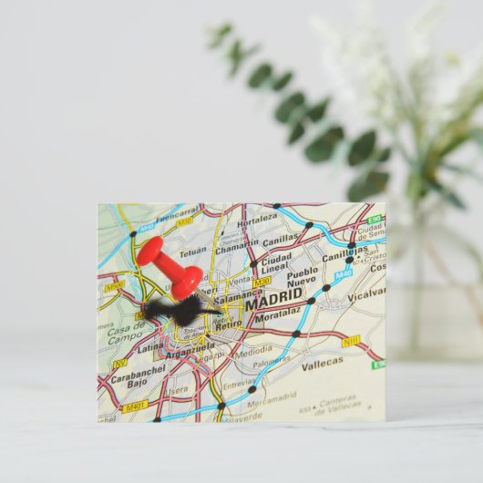Madrid, Spanien Postkarte (Stehend Vorderseite)