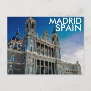 Madrid, Spanien Postkarte