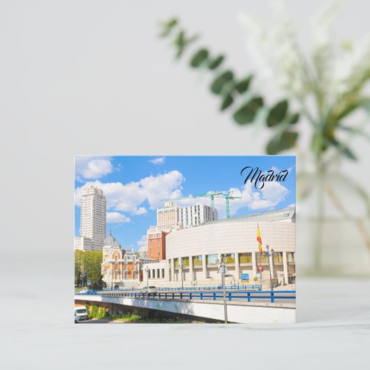Madrid, Spanien Postkarte (Stehend Vorderseite)