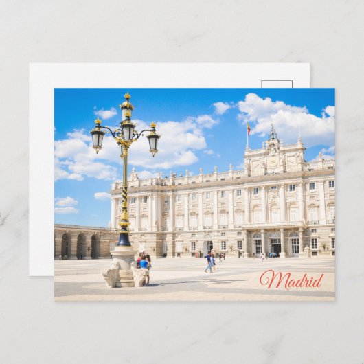 Madrid, Spanien Postkarte (Vorne/Hinten)