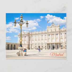 Madrid, Spanien Postkarte