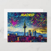 Madrid, Spanien Postkarte (Vorne/Hinten)