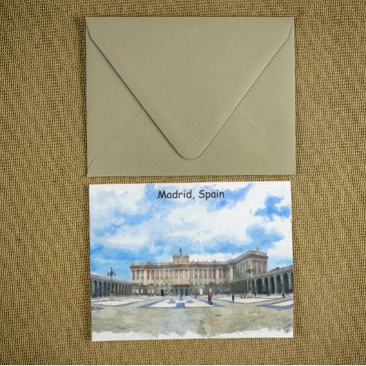 Madrid - Spanien Postkarte