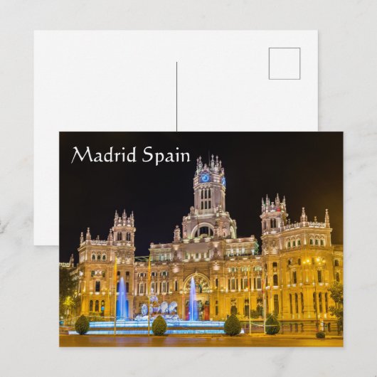 Madrid Spanien Postkarte (Vorne/Hinten)