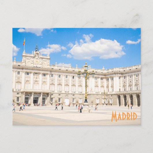Madrid, Spanien Postkarte (Vorderseite)