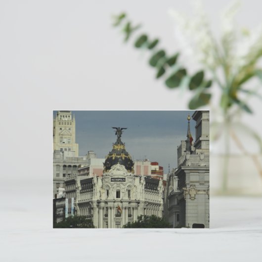 Madrid Spanien Postkarte (Stehend Vorderseite)