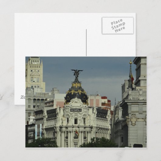 Madrid Spanien Postkarte (Vorne/Hinten)
