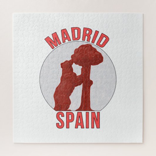 Madrid Spanien Puzzle (Vertikal)