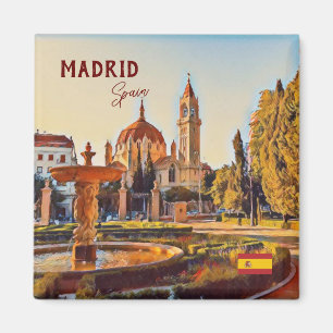 Madrid Spanien Reise Landschafts-Souvenir Magnet