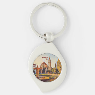 Madrid Spanien Reise Landschafts-Souvenir Schlüsselanhänger