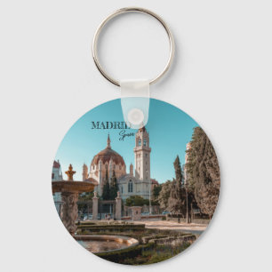 Madrid Spanien Reise Landschafts-Souvenir Schlüsselanhänger