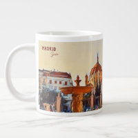 Madrid Spanien Reiseandenken Kaffee Tasse