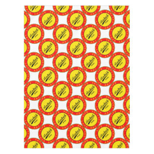 Madrid, Spanien, Roter Kreis, Kunst Tischdecke