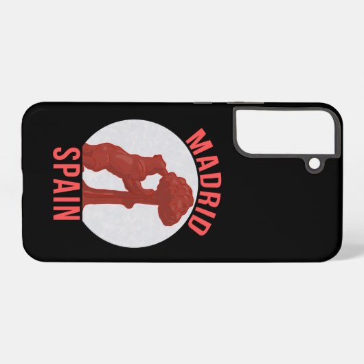 Madrid Spanien Samsung Galaxy Hülle (Rückseite (Horizontal))