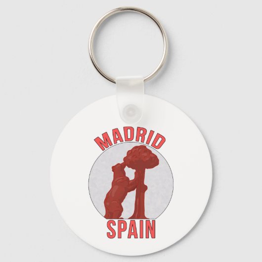 Madrid Spanien Schlüsselanhänger (Rückseite)