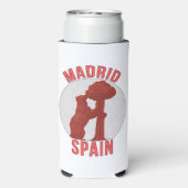 Madrid Spanien Selters Dosenkühler (Seltzer Rückseite)
