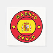 Madrid Spanien Serviette (Vorderseite)