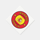 Madrid Spanien Serviette (Ecke)