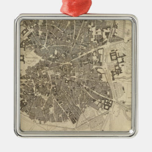Madrid, Spanien Silbernes Ornament