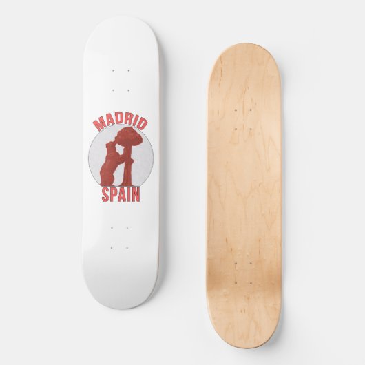 Madrid Spanien Skateboard (Vorderseite)