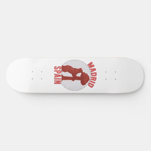 Madrid Spanien Skateboard (Horizontal)