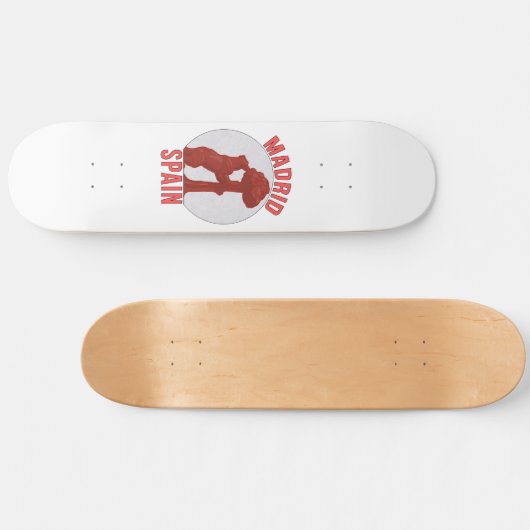 Madrid Spanien Skateboard (Horizontal)