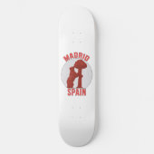 Madrid Spanien Skateboard (Vorderseite)