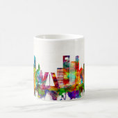Madrid Spanien Skyline Kaffeetasse (Mittel)