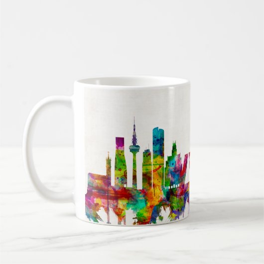 Madrid Spanien Skyline Kaffeetasse (Links)