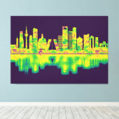 Madrid Spanien Skyline Leinwanddruck (Insitu (Holzboden))