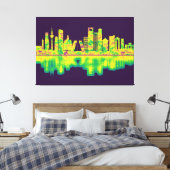 Madrid Spanien Skyline Leinwanddruck (Insitu (Schlafzimmer))